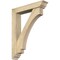 Ekena Millwork Imperial Traditional Rough Sawn Bracket w/ Offset Brace, Douglas Fir, 6"W x 30"D x 38"H BKT0604X30X38IMP01RDF - alternate 1